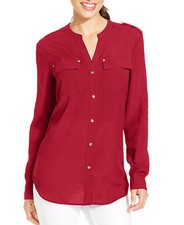 charter club petite blouses