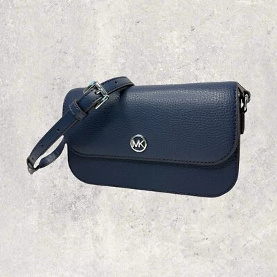 Michael Kors Tasche Umhängetasche Crossbody Jet Set Travel Blau Navy Leder NEU