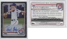 2020 Bowman Draft Chrome Picks Black Refractor /75 Tekoah Roby #CDA-TR Auto