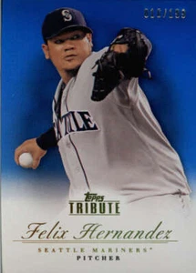 Felix Hernández 2012 Tribute Blue #30 SER #/199 Seattle Mariners BX T1R - Imagen 1 de 2