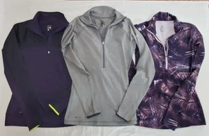 Nike Pro Dri Fit Warm Pullover Long Sleeve 1/2 Zip Fleece Lined Women's S Lot (3 - Picture 1 of 4