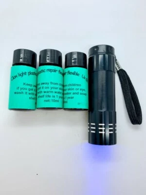 OLAX 30GR LIGHT PLASTIC REPAIR UV RESIN,GLUE FOR ,PLASTIC,CHARGING CABLE FIX,UV TORCH