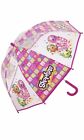 Girls Umbrella Shopkins Kids Pink Umbrella. Children’s. See Through Transparent