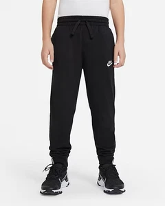 NEW Nike Sportswear Older Kids Boys XL Jersey Joggers - Black (DA0809-010) - Picture 1 of 12