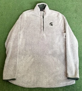 Michigan State Spartans Pullover Womens XL Fleece Quarter Zip Colosseum NCAA - Picture 1 of 7