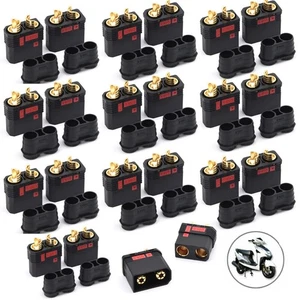 Set 10 paia connettori antiscintilla QS8-S maschio e femmina per batteria RC Lipo 8MM - Foto 1 di 8