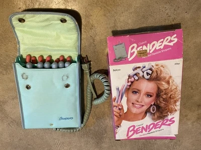 1985 Vintage Clairol Benders Hot Rollers Heated Flexible Shapers-TESTED Works!  - Image 1 of 4