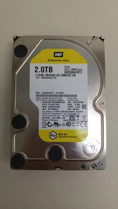 Lot of 2 Western Digital WD2004FBYZ Re 2TB 3.5" SATA III Enterprise Hard Drive - Picture 1 of 3