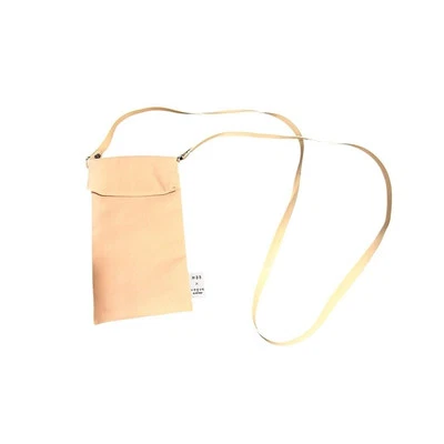 Mini bolsa tiracolo Vogue unissex nude leve design compacto magnético - Imagem 1 de 4