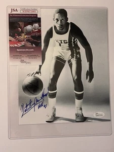 Nate Archibald Hand Signed Autographed HOF 91 Boston Celtics 8x10 Photo JSA COA - Picture 1 of 4