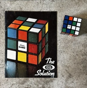 1980 Rubiks Cube Puzzle an Introduction & Solution Book and Rubiks Revenge Cube - Picture 1 of 13