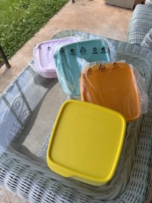 ¡¡NUEVO!! Contenedores Tupperware Lunch It, juego de 4 Foto 1 de 4