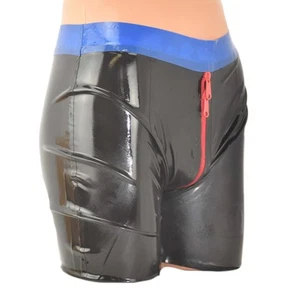Látex Shorts Zwei-Wege-Reißverschluss Size: L (2516) - Imagen 1 de 5