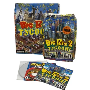 Big Biz Tycoon PC CD ROM Videojuegos Lote Uno y Dos Austin Powers Pinball - Imagen 1 de 11