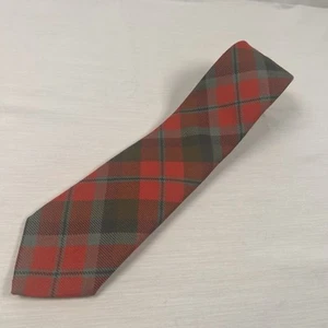 Brooks Brothers Men Red Green Tartan Wool Tie NWoT - Picture 1 of 6