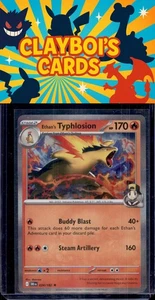 Ethan's Typhlosion SV10: Destined Rivals Pokémon 034/182 Holo Raro Casi Nuevo+ - Imagen 1 de 2