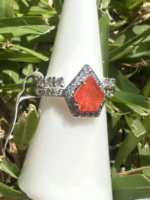 Anillo Bomb Party Talla 8 "I'm Better Now" RBP6143 Cornalina Fusionado Cuarzo Genuino Foto 1 de 2