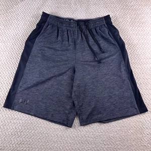 Under Armour pantaloncino uomo grande grigio nero pista corsa palestra allenamento - Foto 1 di 10