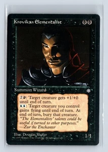(2x) KROVIKAN ELEMENTALIST – MTG Magic the Gathering Card – Ice Age – Uncommon - Picture 1 of 6