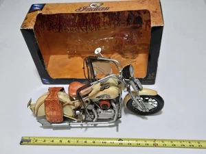 New Ray 1948 Indian Chief Motorcycle 1:6 Scale Custom Diecast Model Chief In Box - Picture 1 of 14