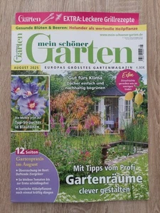 MEIN SCHÖNER GARTEN - 08/2025 - August 2025. NEUER VK-HEFTPREIS: 4,90 € !! - Bild 1 von 1