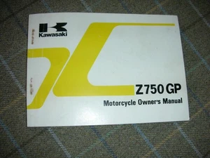 KAWASAKI GPZ750 R1,Z750 GP,Z750 R1 1982 OWNERS MANUAL,HANDBOOK - Picture 1 of 5