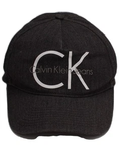 CALVIN KLEIN Mens Graphic Baseball Cap One Size Grey Polyester T127 - Picture 1 of 4