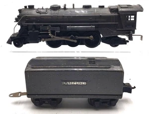Lionel 1666E Vintage O Gray 2-6-2 Steam Locomotive with Tender - Picture 1 of 4