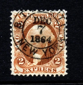 R10c VF SOUND WITH DEC 7, 1864 EARLY S.O.N. HANDSTAMP CANCEL - Picture 1 of 1