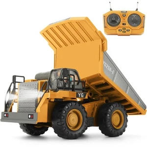 Camion Ribaltabile Telecomandato Veicolo da Costruzione RC per Bambini 9 Canali - Foto 1 di 12