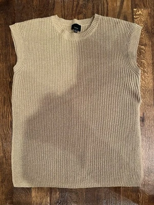 Женский свитер без рукавов, размер M, Camel - Изображение 1 из 4