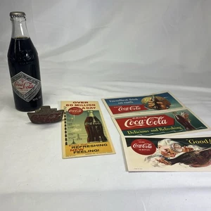 Coca Cola Werbung Lot Metallöffner 75th Anniversary Flasche Tintenlöscher Werbung - Bild 1 von 9