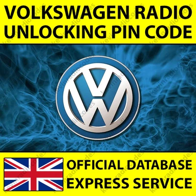 ✅VW RADIO PIN CODE ALL RNS RCD MODELS RNS315 VWZAZ1 VWZAZ2 VWZ4Z2 VWZ4Z3 VWZ6Z7✅ - Image 1 of 4