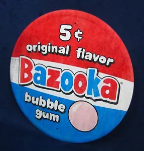 BAZOOKA 5 Cent - *HERGESTELLT IN DEN USA* - Rundes Metallschild - Herrenhöhle Garage Bar Wanddekor - Bild 1 von 9
