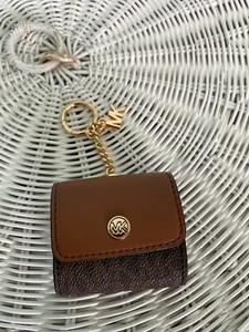 Michael Kors Fashion Travel Case For Airpods / Keychain w/Charm You Pick) - Picture 1 of 7