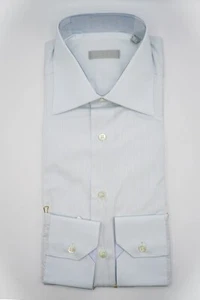 NEW STEFANO RICCI Dress LOGO Shirt Eagle Size 16.5 Us 42  Eu  (X941) - Picture 1 of 2