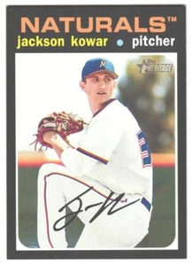 2020 Topps Heritage Minor League Jackson Kowar #71 - Picture 1 of 2
