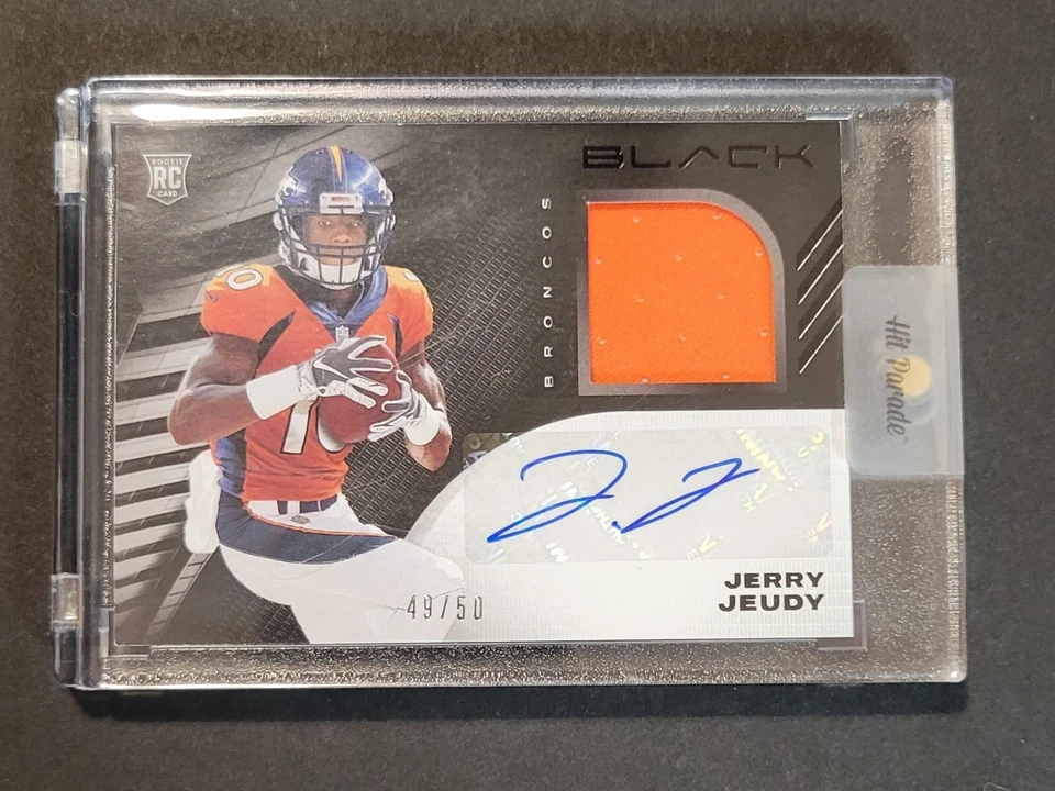 2020 Panini Black Jerry Jeudy Rookie RC  RPA /50 #RSM-JJE  - Image 1 of 2