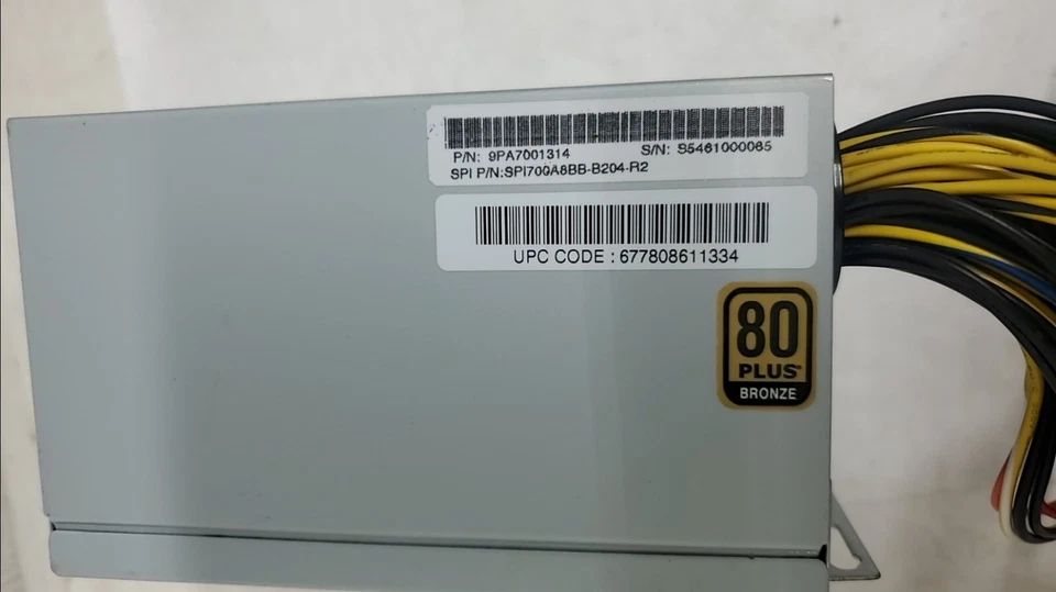 POWER SUPPLY 9PA7001314 SPARKLE 700W ATX LONG WIRES - Image 1 of 4