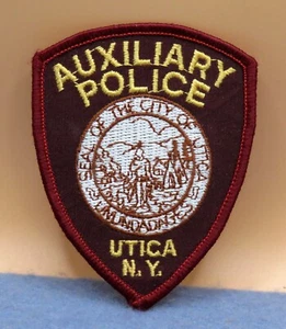 Auxiliary Police Utica N Y Seal of the City of Utica Patch - Picture 1 of 2