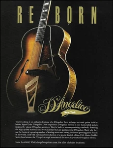 Guitarra D'Angelico Nueva York EE. UU. Master Builder Excel reedición 2013 anuncio - Imagen 1 de 3
