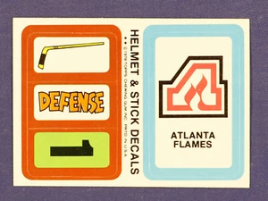 1978-79 Topps Team Stickers #1 Atlanta Flames NM to NMMT ST - Picture 1 of 2