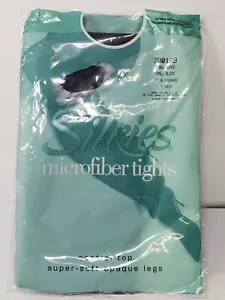 Silkies Microfiber Tights #700128 Small Black control top - Picture 1 of 2