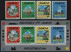 Samoa 1988 - Mi-Nr.o 665-668 & Block 45 ** - Estampillada sin montar o nunca montada - Navidad / Navidad - Imagen 1 de 1