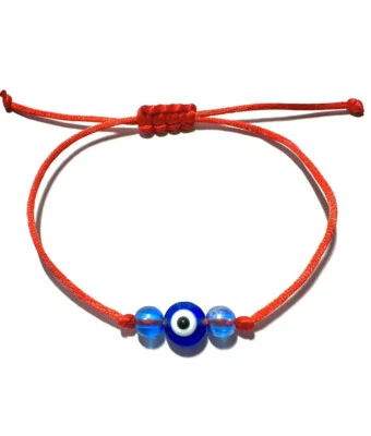 Pulsera Mal de Ojo Cuerda Roja Mujeres Hombres Mal De Ojo Protección de Amistad Buena Suerte Foto 1 de 4