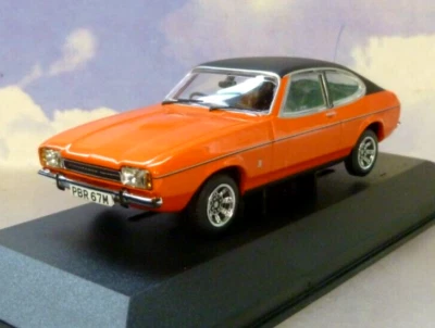 VANGUARDS 1/43 1974 FORD CAPRI MK2 MKII 3.0 GHIA SEBRING RED BLACK ROOF VA15401 - Image 1 of 4
