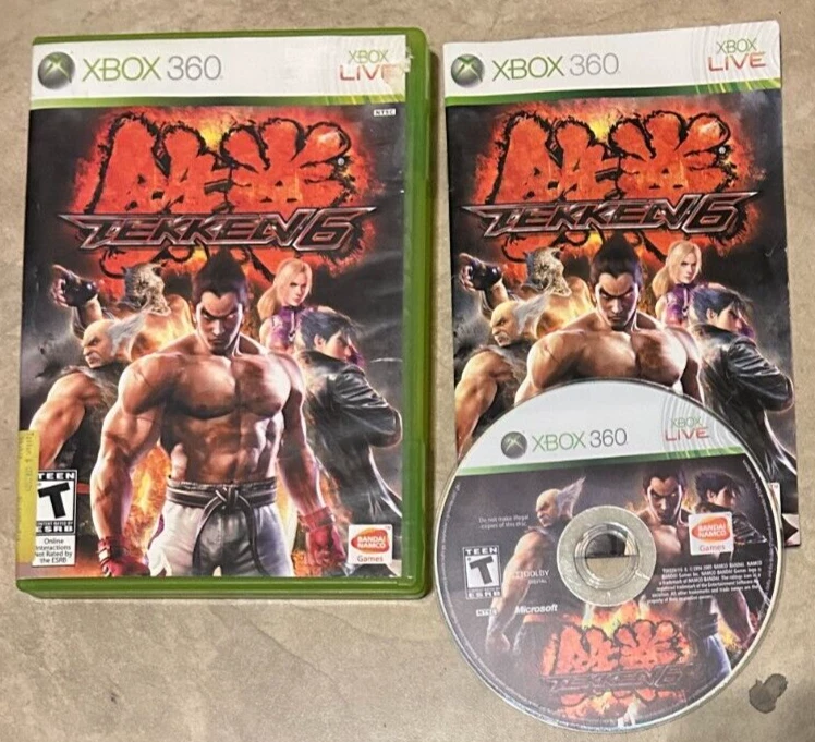 Tekken 6  Complete in original case w/ manual Xbox 360 - Image 1 of 1