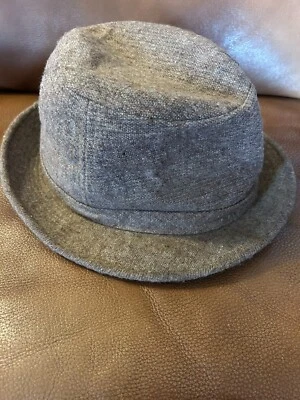 Vintage Artel Tweed Fedora Hat Medium Brown Tan - Image 1 of 4