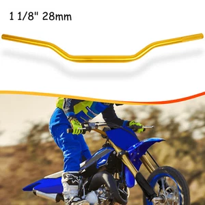 1-1/8" 28mm Motorcycle Handlebar Fat Bar For Dirt Pit Bike CRF CR YZ WR KX KLX - Picture 1 of 13