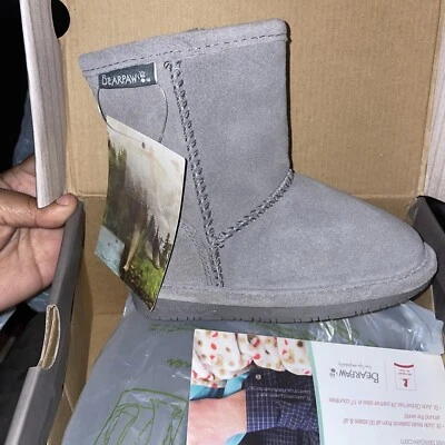 Bota Bearpaw Emma 608T Cremallera Nogal II Gamuza Talla 8 Niño Pequeño Foto 1 de 4